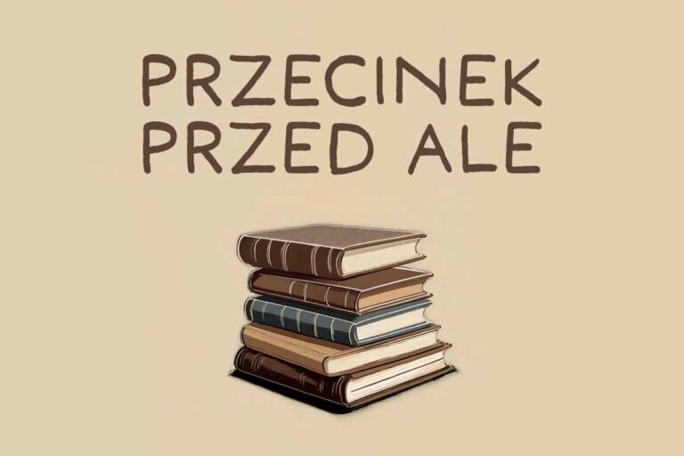 przecinek przed ale – zasady interpunkcji