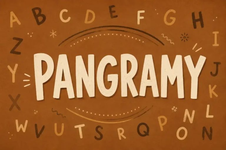 Co to jest pangram i po co tworzy się takie zdania?